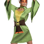 Nickelodeon  Green and Yellow Mini Dress Photo 0