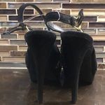 Guess  animal print chiffon platform heels‎ Photo 3