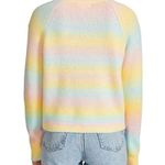BB Dakota Steve Madden bright rainbow ombre striped fuzzy sweater size XXL Photo 11