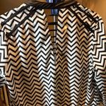 PRICE DROP ⏬️Chevron Patterned Jacket with Leather Accents Black Size M Photo 3