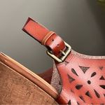 Nine West Eternal Buckle Strap Slingback Cork Wedge Sandals Size 7.5 Photo 11