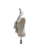 Echo Silk Floral Print Scarf Gray One Size Grandmacore Photo 5