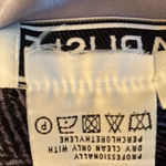 Carlisle  Wool Silk Lilac Black Herringbone Dark Academia Tweed Lined Skirt 8 Photo 5