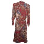 ZARA  paisley print satin shirt dress size XS Photo 2