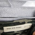 Anthropologie Pilcro High Rise Skinny Camo Velvet Jeans Women's Size 28 Photo 4