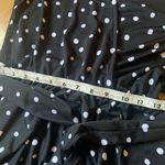 Black Polka Dot Full Skirt Mini Dress Size M Photo 5