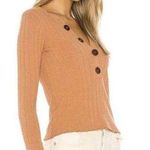 We The Free Women's Free People ‘’ Oliver Henley Shirt in Clay Sz Medium Photo 2