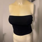 Alloy Seamless Size Medium Black Top Bandeau Stretchable Nylon & Spandex Photo 1