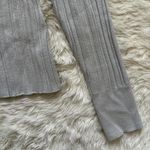 Madewell x Aimee Song Top Shimmer Polo Sweater Ribbed Vapor S NWT New Photo 6