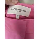 Lafayette 148  Women's Pink Sullivan Pleated Wide-Leg Wool Silk Pants Size 10 NEW Photo 4