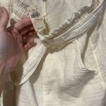 Aerie  Off White Gauzy Elastic Waist High Rise Shorts Size XXL Photo 4