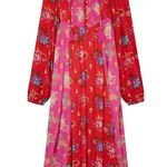 💕SPELL & THE GYPSY💕 Solstice Boho Midi Dress ~ Salsa Rose Large Red Photo 7