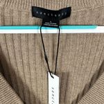 Sanctuary NWT Women’s Ribbed Cardigan Sweater Front Pockets Heather Truffle L Photo 4