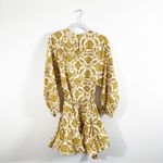 Rhode Ella Dress In Golden Yellow Foral Print Medium Photo 6