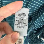 Catherines  Suprema Teal Striped Top Size 4X Stretch Comfort Lounge Everyday Photo 6