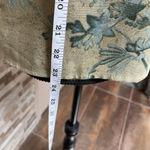 Vintage TR Bentley floral linen collared vest gilet top beige multi Sz L Size L Photo 4