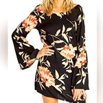 Billabong 70’s Style Floral Black Corset Back Festival Concert Comfy Dress Photo 0