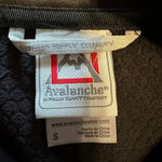Avalanche  Full Zip Jacket Size Small Black Activewear Outdoor Athleisure Zipper Photo 2