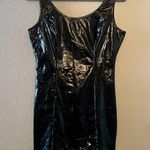 HDE Womens Latex Mini Dress Faux Leather Bodycon Sexy Club Dresses for Women Black Size M Photo 1