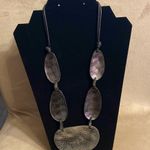 Vintage Stamped/Hammered Metal Stylish Necklace Casual Formal Adjustable Length Photo 1