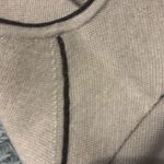 IRIS & INK Cream Sheath Dress Sleeveless Crew Neck Tan Photo 10