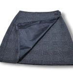 Vince Camuto  Skirt Size 4 A-Line Skirt Faux Wrap Checkered Houndstooth Pattern  Photo 2