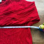 Diane Von Furstenberg Women’s  The Color Authority Vtg Red Pullover Sweater 1X 2X Photo 8