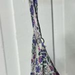 Storia  tiered Floral purple adjustable strap maxi dress size small Photo 4