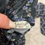 Free People black floral turtle neck body suit size xs Photo 4