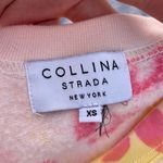 Collina Strada floral-print round hem crewneck sweatshirt size XS extra small Photo 6