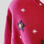 Fruit of the Loom primitive rustic Christmas sweatshirt size medium Photo 1