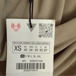 ZARA NWT  Shell Halter Dress in Beige Photo 10