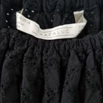 ZARA ✨  TRF Black Eyelet Off the Shoulder Top✨ Photo 6