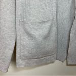 Roz & Ali | Petite Oatmeal Blazer Style Cardigan | PXL Photo 4