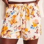 Abercrombie & Fitch Mid Raise linen blend shorts Photo 0