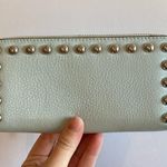 Rebecca Minkoff Blue Continental Wallet Pebbled Leather Photo 4