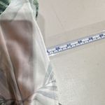 NWT Clotheshead Layered Mesh Sleeveless Tropical Floral Top Small White‎ Green White Photo 10