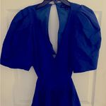 Banana Republic  Royal Blue cut out plunging neck line dress women’s size 2 Photo 1