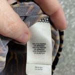 Kenneth Cole  Women's Animal Print Mobwife Sleeveless Top - Size Medium - Metal Photo 5