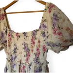 Love Shack Fancy GAP x  puff sleeve floral maxi dress with pockets Size Medium Photo 5