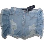 GJG Denim GJG ruffle denim shorts Photo 0