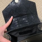 ZARA Black Snakeskin Silver Star and Horn Studded Purse with Chain Strap Photo 7