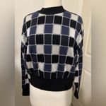 Hugo Boss BOSS  $278 Sweater Fiametta Pullover Check Wool Blend Plaid Fall Cozy Photo 1