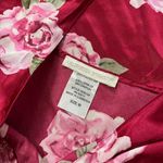 Vintage Y2k California‎ Dynasty Floral Rose Babydoll Maxi Slip Dress Womens Med Red Photo 3