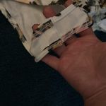 Luxury nwot buttery soft small gaze Floral Leopard Print Bodysuit White Photo 5