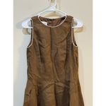 Sara Campbell 100% Linen Brown Dress‎ Chic Fit And Flare Size 6 Photo 2
