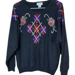 Victoria Jones Vintage  Petites Sequins Beaded Sweater‎ Photo 0