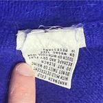 Vtg 80s Blue Beaded Midi Sweater Dress Lambswool/Angora. Small. Bejeweled. EUC. Photo 9