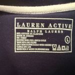Ralph Lauren  Lauren Active Navy and White Polo Shirt Photo 2