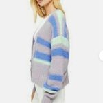 Free People  Fine Time Cardi in Neptune sz large NWT bust 26” Photo 1